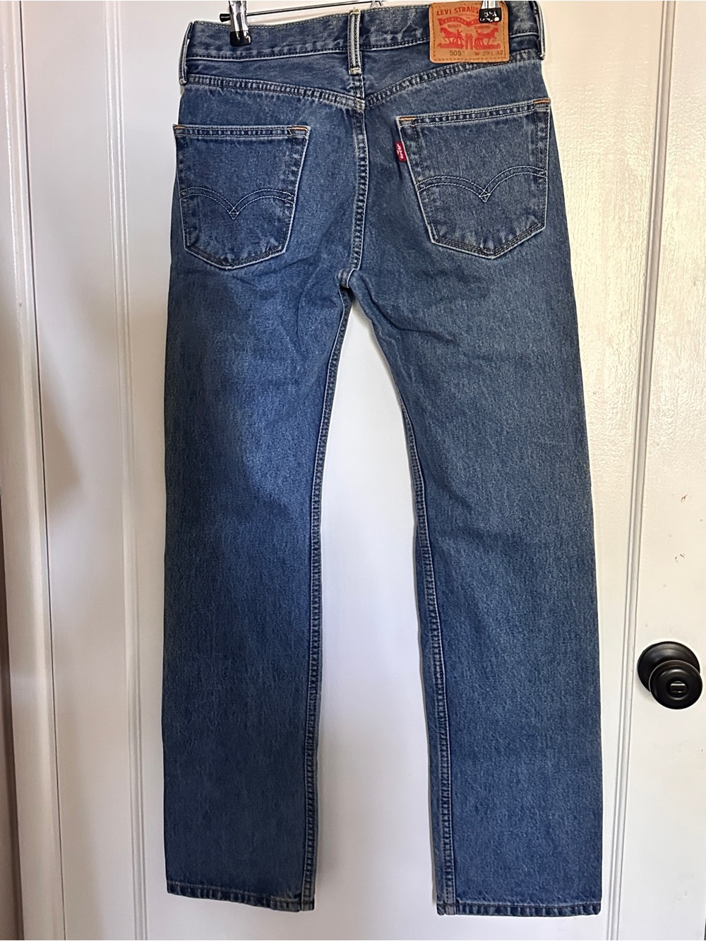Women’s Levi's 505  Classic Indigo Straight Jeans 29x32